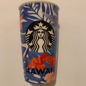 STARBUCKS Leaf Printed Ceramic Cup | Hawaii | 12oz | MAKE ME AN OFFER